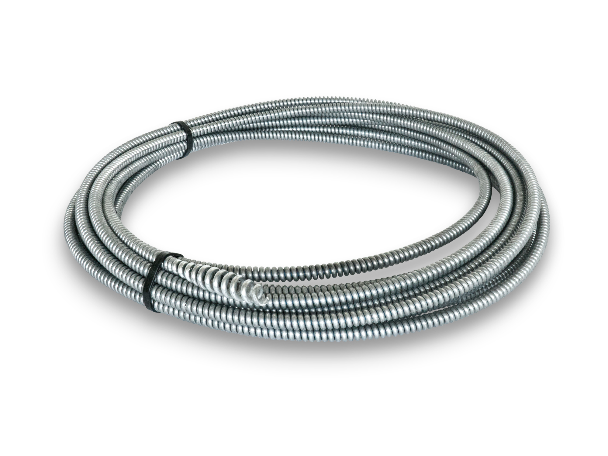 Spirale Ø8x2,5mm, L=7,5M, Rechts gewickelt, Kugelkopf
