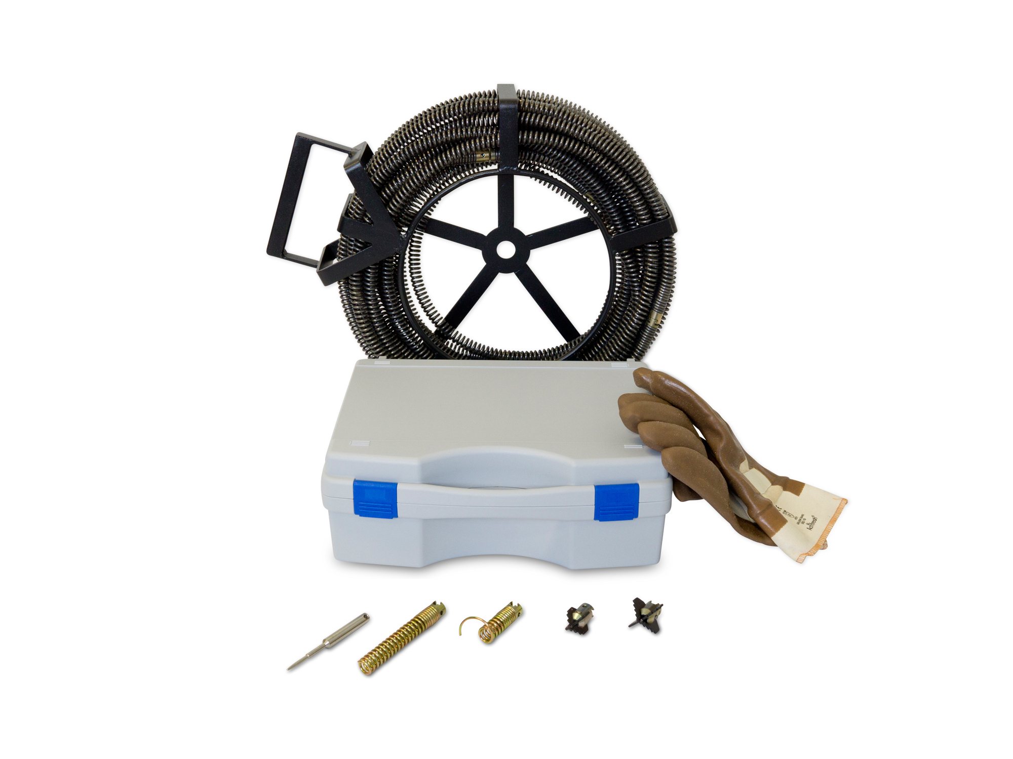 Grundausrüstung 16 mm mit Standardspiralen, mit Korb