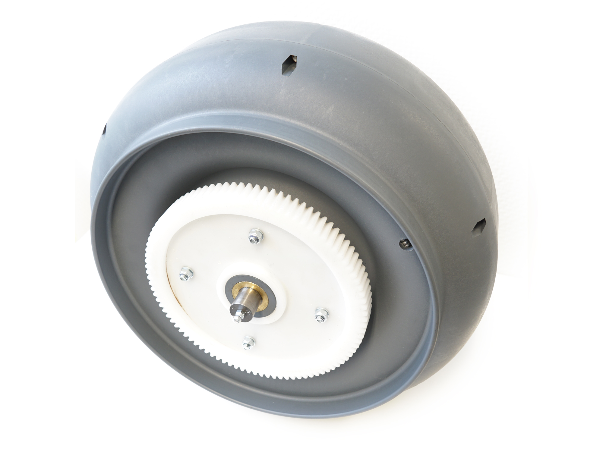 Trommel kpl. mit Wellenendstück, Drehrohr