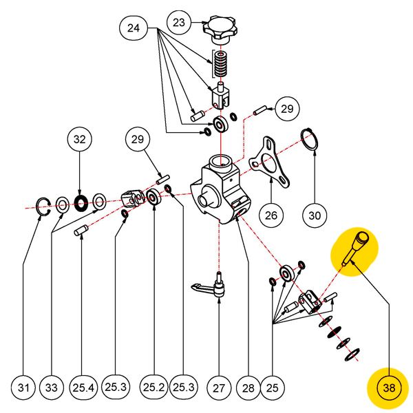 Vorschubhebel für Allround+