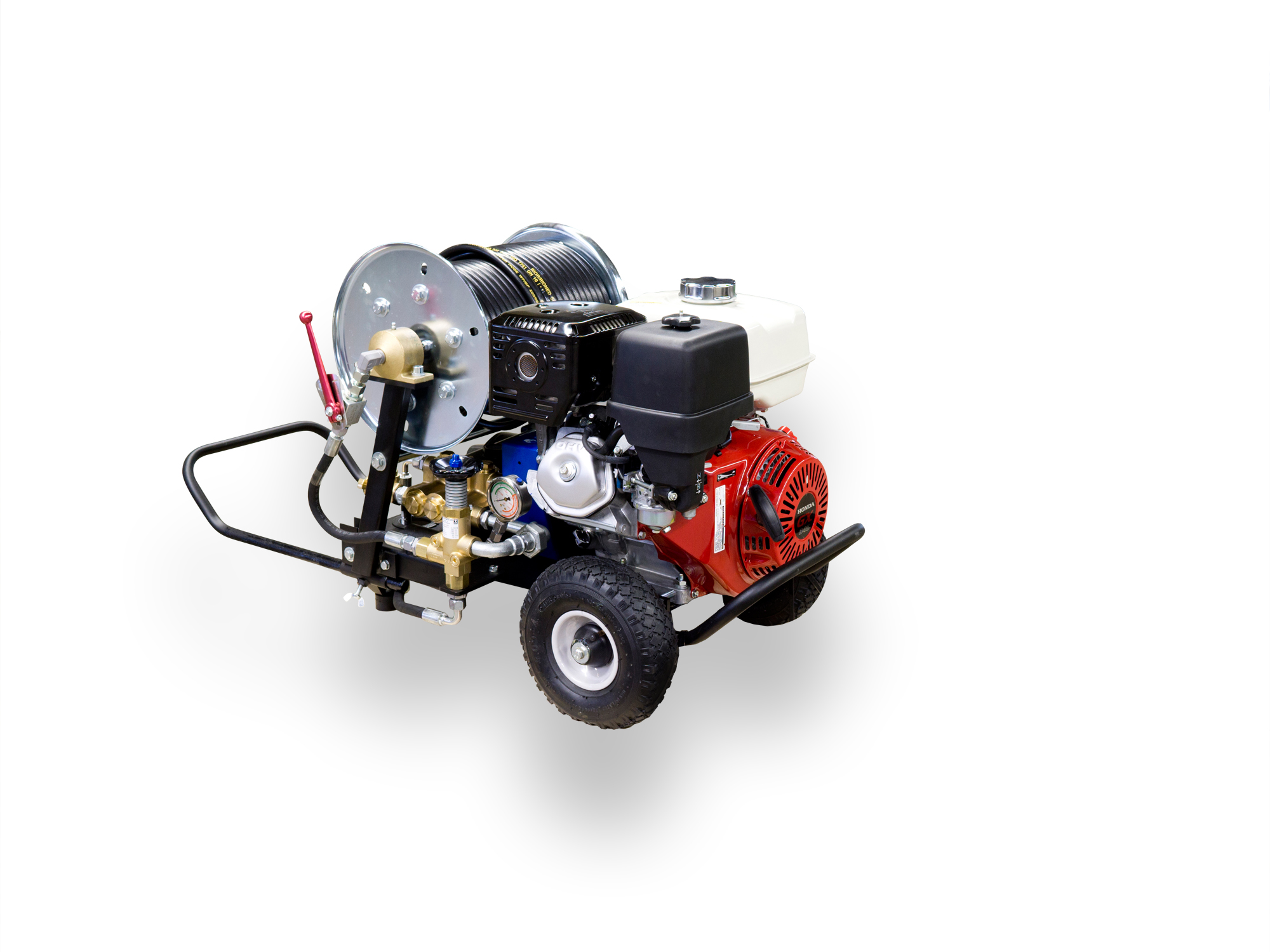 Hochdruck-Spülgerät HD40 11 PS-Benzinmotor und Zubehör