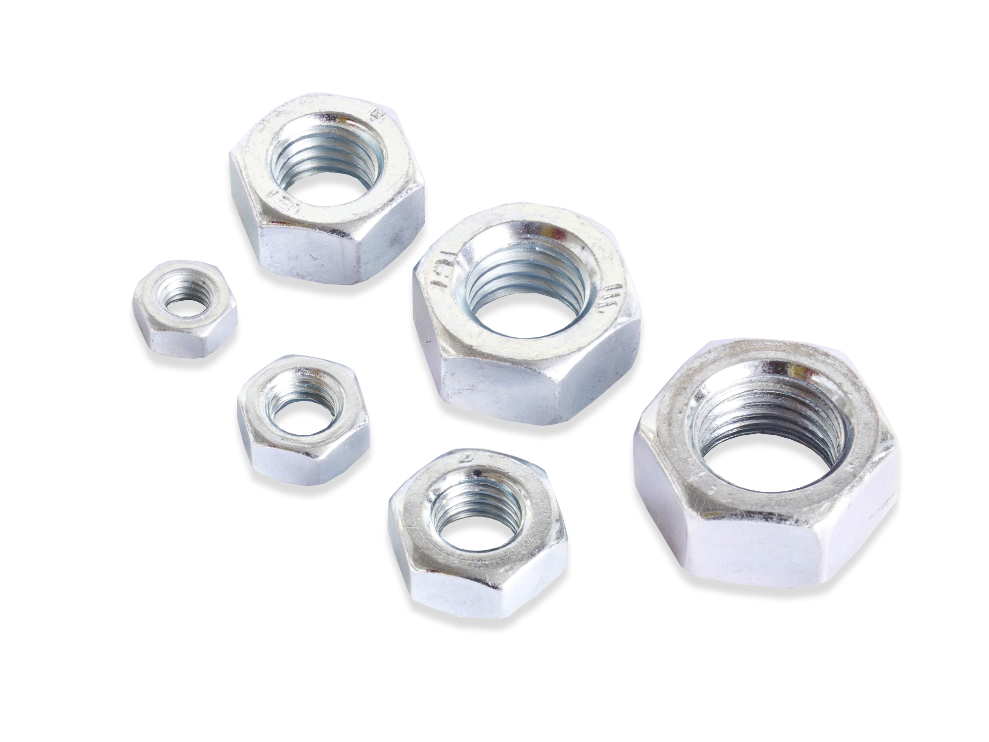 Sechskantmutter M8, DIN 934, 8.8 verz.