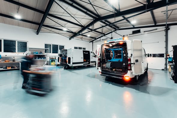 Mehr Platz für Service – die neue Halle in Hückeswagen