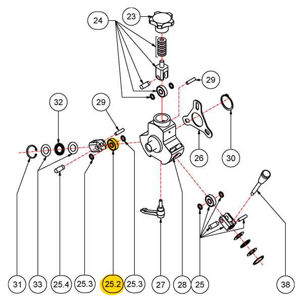Vorschublager einzeln, für Allround