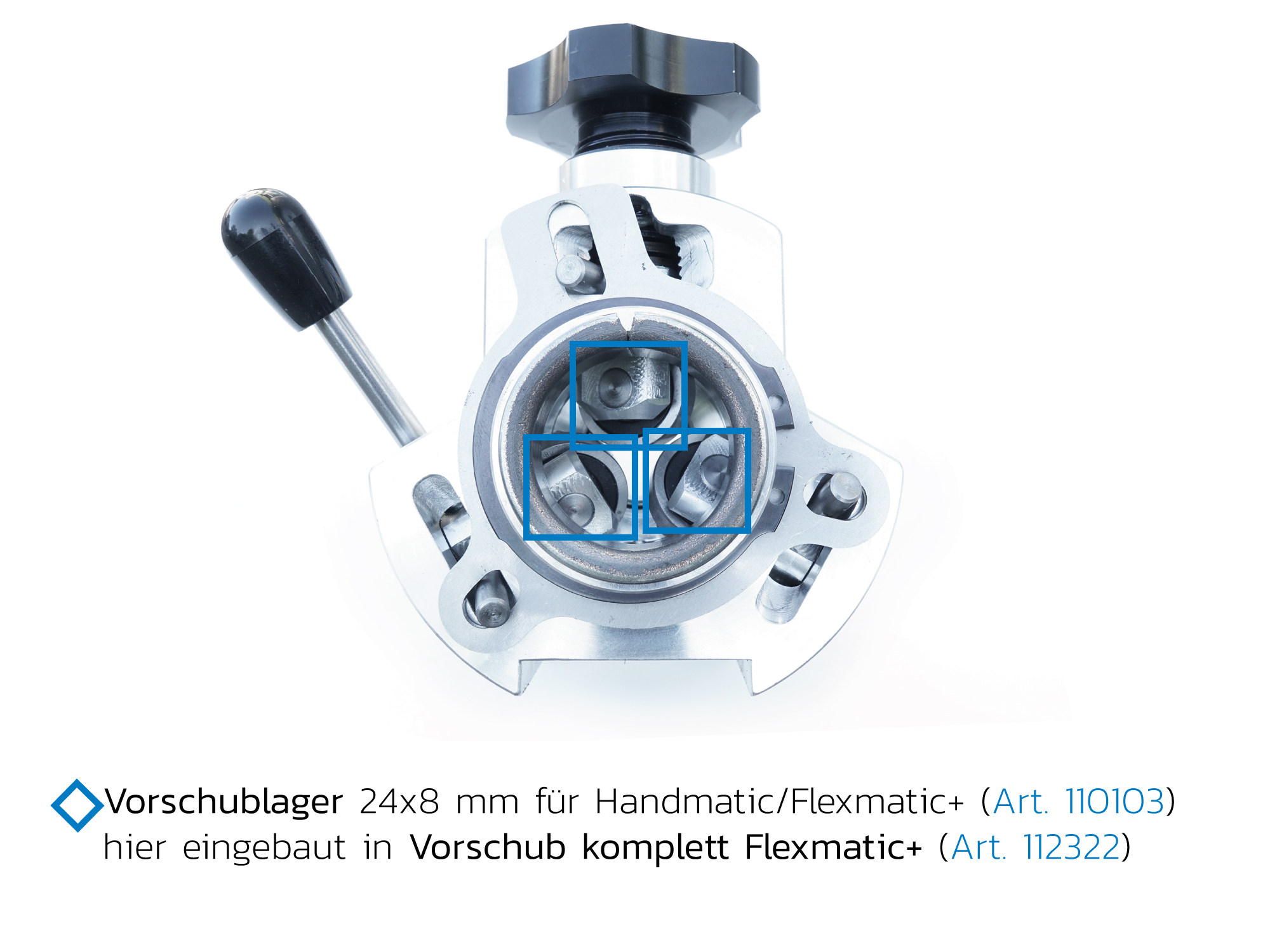 Vorschublager 24 x 8 für Handmatic und