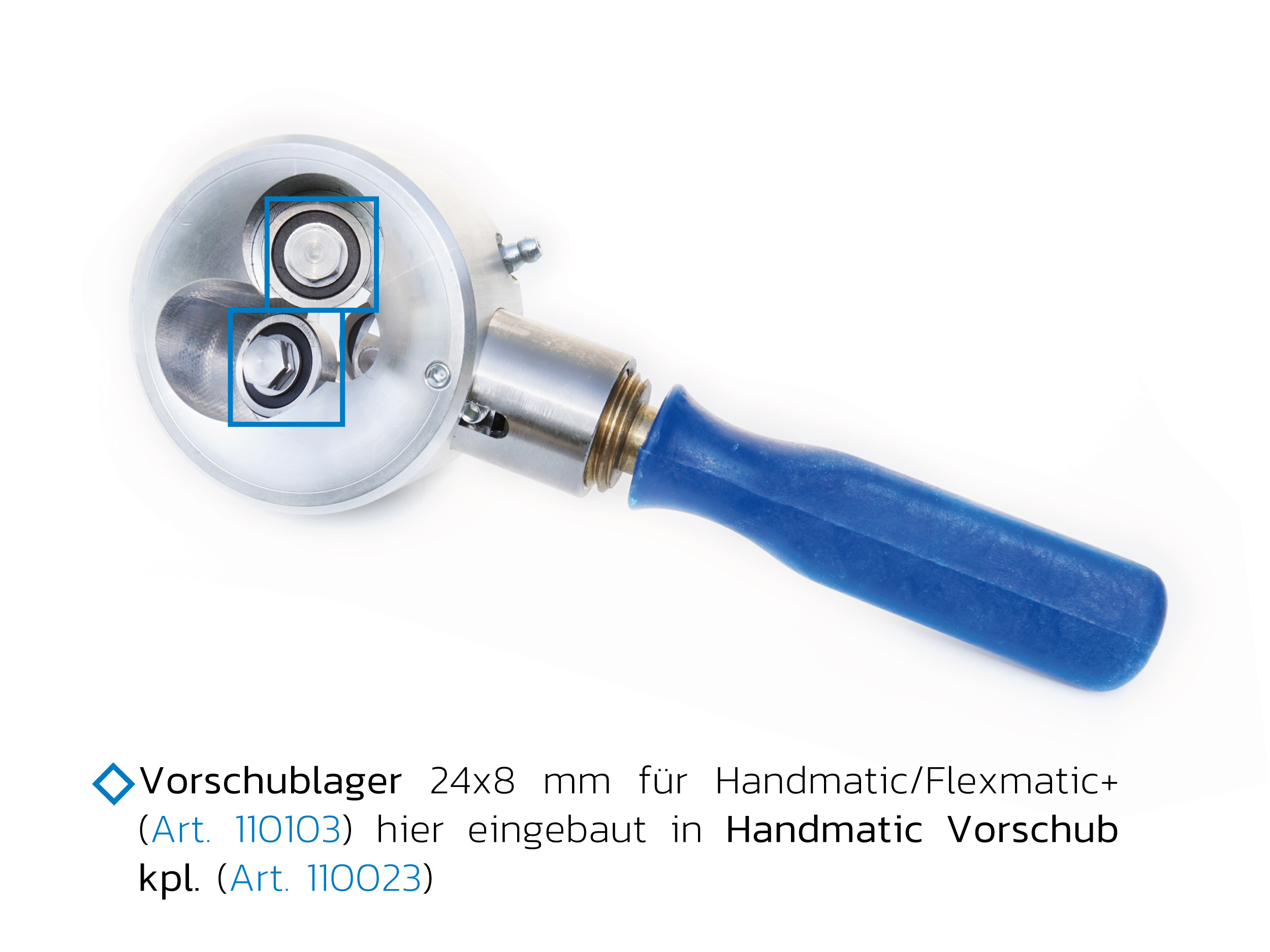 Vorschublager 24 x 8 für Handmatic und