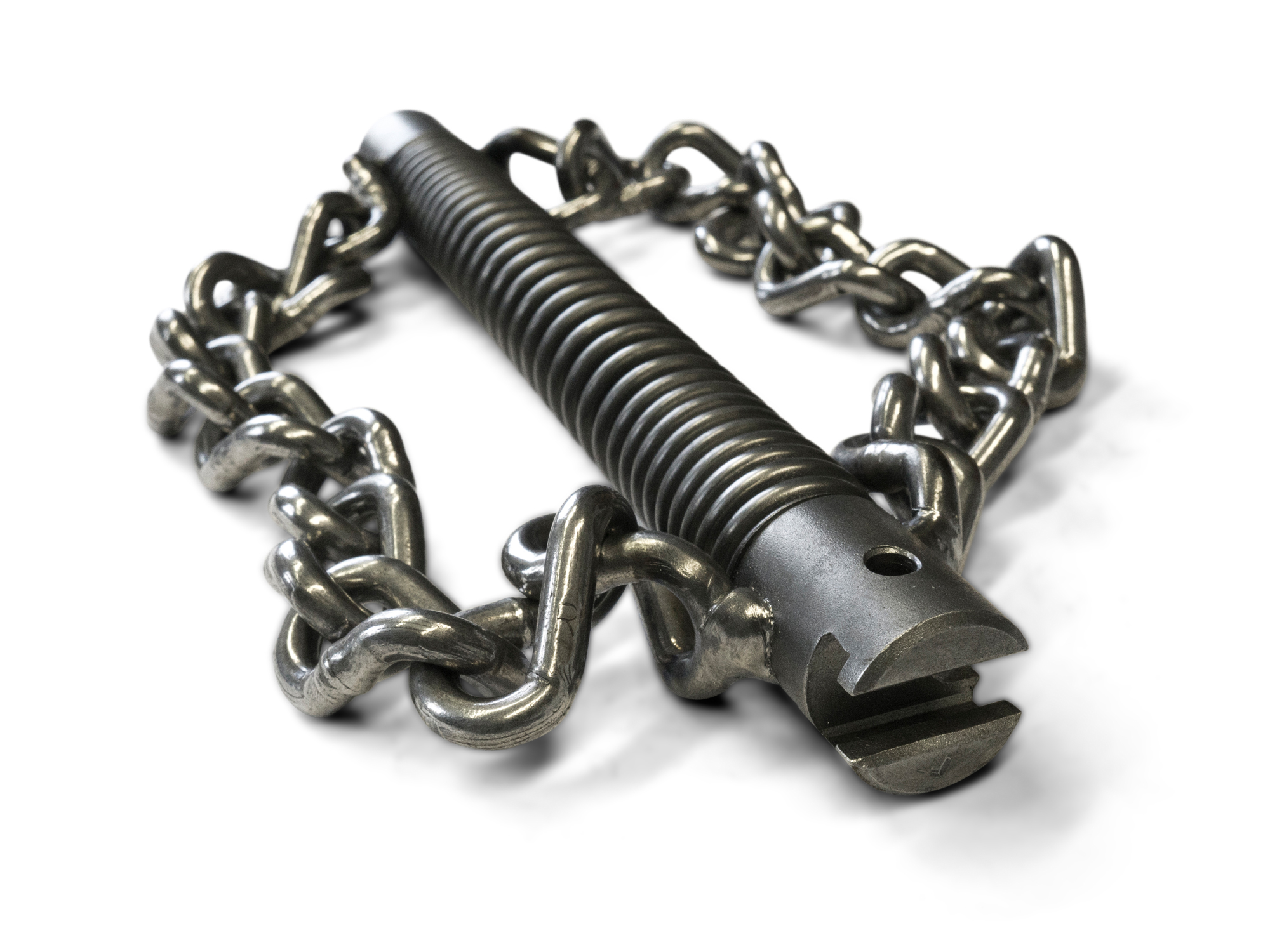 Kettenschleuder 22 mm, 2 glatte Ketten,