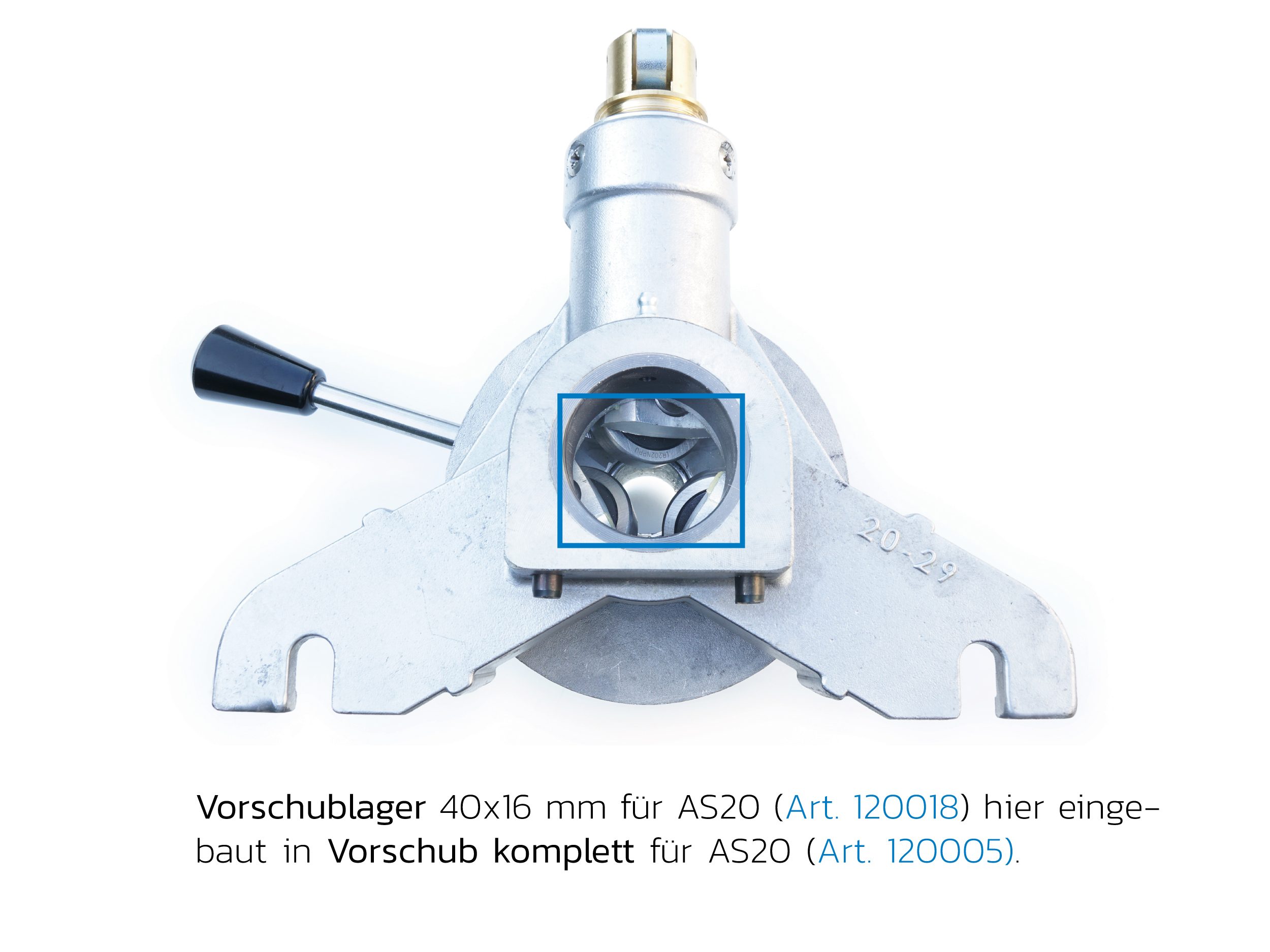 Vorschublager einzeln, für AS 20
