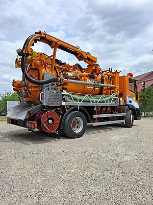 Saugwagen mit Spüleinrichtung, Edelstahl-Behälter Iveco Eurocargo 160E140